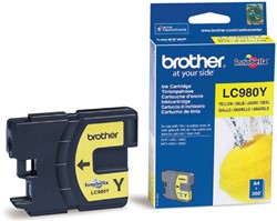 Cartouche d’encre Brother LC-980Y jaune 1 Stuk