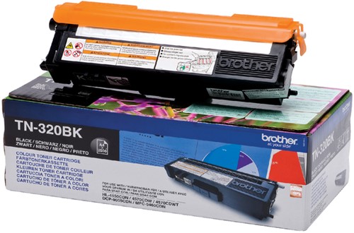 Toner Brother TN-320BK zwart 1 Stuk