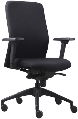 Bureaustoel Euroseats Vigo 002 zwart 1 Stuk