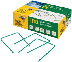 Etrier Loeff 1215 Quickbinder 100mm vert 100 pièces 100 Stuk