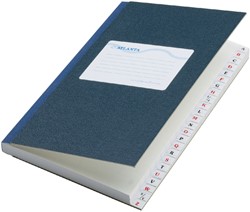Répertoire alphabétique Djois Atlanta 165x105mm ligné 192 pages bleu 1 Stuk