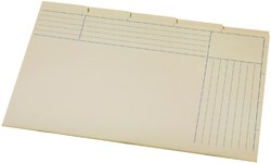 Chemise Djois Atlanta Folio 5 compartiments 180g jaune 1 Stuk