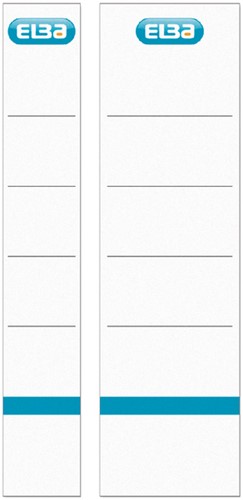 Etiquette dorsale Elba Rado Large 54x190mm à insérer blanc 10 pièces 10 Stuk-2
