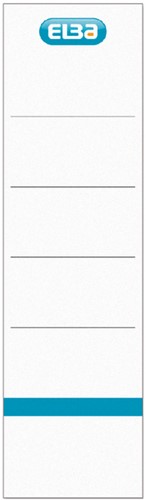 Etiquette dorsale Elba Rado Large 54x190mm à insérer blanc 10 pièces 10 Stuk