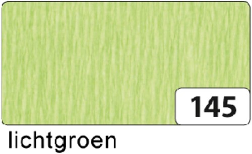 Crêpepapier Folia 250x50cm nr145 lichtgroen 1 Stuk
