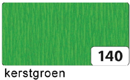 Crêpepapier Folia 250x50cm nr140 kerstgroen 1 Stuk
