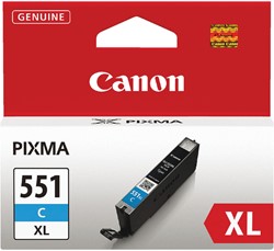Cartouche d’encre Canon CLI-551XL bleu 1 Stuk