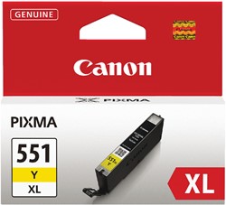Cartouche d’encre Canon CLI-551XL jaune 1 Stuk