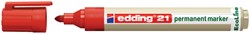 Viltstift edding 21 Eco rond 1.5-3mm rood 1 Stuk