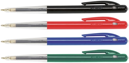 Balpen Bic M10 M assorti 4 Stuk-2