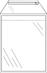 Enveloppe CleverPack A4 220x300mm autocollante transparent 50 pièces 50 Stuk