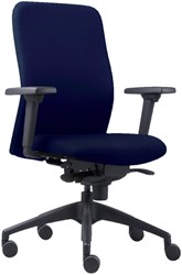 Bureastoel Euroseats Vigo 002 blauw 1 Stuk