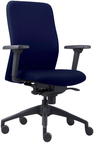 Bureastoel Euroseats Vigo 002 blauw 1 Stuk