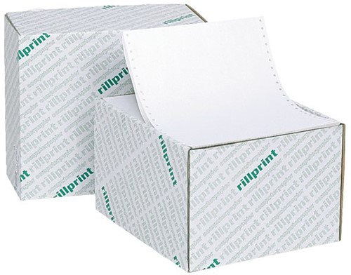 Listingpapier gelijnd, groen, doos van 2000 vel 2000 VEL