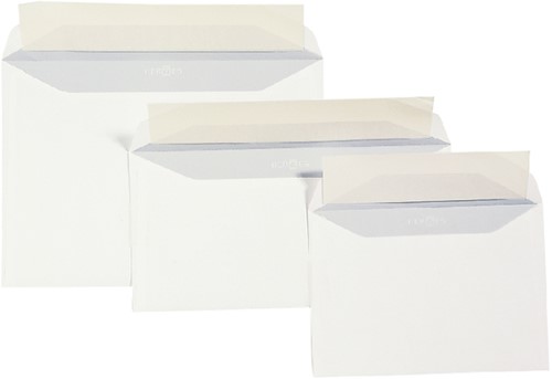 Enveloppe Quantore C6 114x162mm autocollant blanc 500 pièces 500 Stuk-2