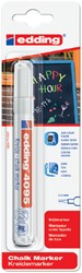 Marqueur craie edding 4095 ogive 2-3mm blanc blister 1 pièce 1 Stuk