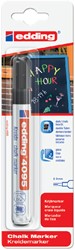 Marqueur craie edding 4095 ogive 2-3mm noir blister 1 pièce 1 Stuk