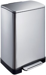 Poubelle à pédale EKO E-Cube 40 litres inox 1 Stuk