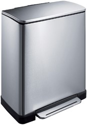 Poubelle à pédale EKO E-Cube 50 litres inox 1 Stuk