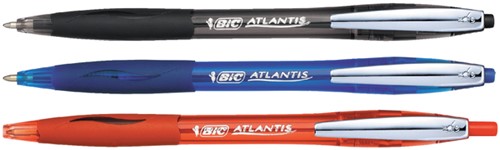 Stylo bille BIC Atlantis Soft Clip Métal Medium bleu 1 Stuk-2