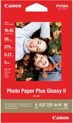 Papier jet d’encre Canon PT-201 10x15cm 260g brillant 50 feuilles 50 Vel