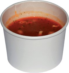 Bol à soupe 240ml carton blanc 1000 pièces 1000 Stuk