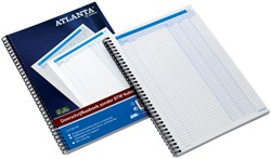 Livre de caisse Djois Atlanta A4 50x2 feuilles carbone 2 colonnes blanc 1 Stuk