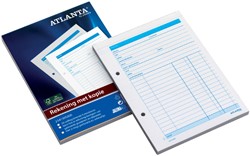 Bloc de factures Djois Atlanta A4 50x 2 feuilles autocopiant blanc 1 Stuk