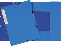 Chemise à élastique Exacompta Forever A4 3 rabats 380g bleu clair 1 Stuk