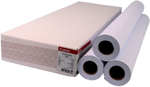 Inkjetpapier Canon standaard 914mmx50m 90gr 3 Rol