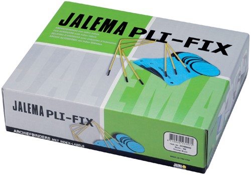 Relieur d'archives JalemaClip Pli-Fix jaune 100 pièces 100 Stuk-3