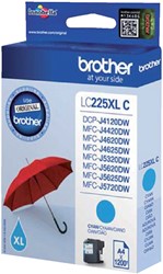 Cartouche d’encre Brother LC-225XLC bleu 1 Stuk