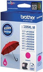 Cartouche d’encre Brother LC-225XLM rouge 1 Stuk