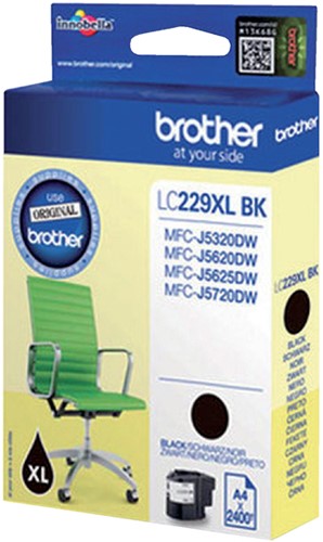 Cartouche d’encre Brother LC-229XLBK noir 1 Stuk