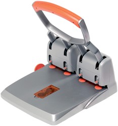 Perforateur Rapid Supreme HDC150/4 Heavy Duty 4 trous 150 feuilles argent/orange 1 Stuk