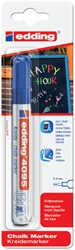 Marqueur craie edding 4095 ogive 2-3mm bleu blister 1 pièce 1 Stuk