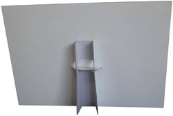 Support panneau mousse A3 178X190mm blanc 1 Stuk