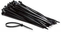 Kabelbinders IEZZY nylon 4.8x200mm D 49.5mm zwart 100 Stuk