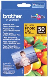 Papier photo Brother BP-71 10x15cm 260g glacé 50 feuilles 50 Vel