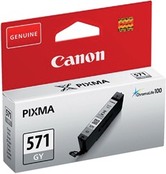 Cartouche d’encre Canon CLI-571 gris 1 Stuk
