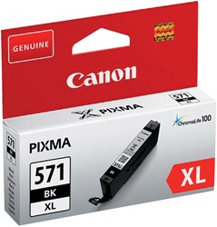 Cartouche d’encre Canon CLI-571XL noir 1 Stuk