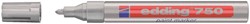 Paintmarker edding 750 oliebasis 2-4mm zilver 1 Stuk