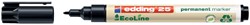 Viltstift edding 25 Eco rond 1mm zwart 1 Stuk