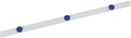 Metaalband MAUL 1mx35mm zelfklevend wit + magneten 1 Stuk