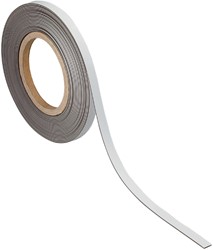 Bande magnétique MAUL 10mx10mmx1mm effaçable blanc 1 Stuk