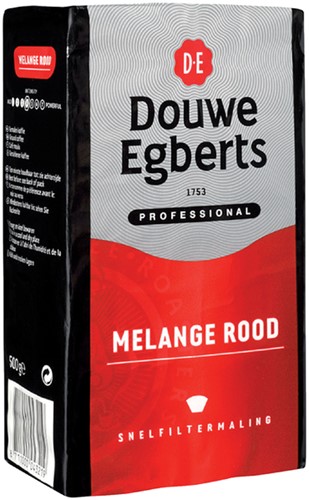 Café moulu pour filtre Douwe Egberts mélange Rouge 500g 500 Gram-1