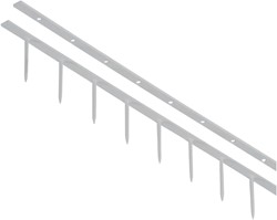 Bande à reliure GBC Surebind 25mm 10 broches blanc 100 pièces 100 Stuk