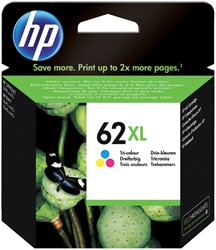 Cartouche d’encre HP C2P07AE 62XL couleur 1 Stuk