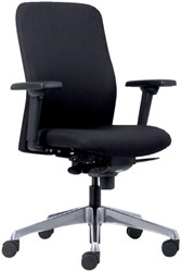 Bureaustoel Euroseats Milano 001 synchroom zwart 1 Stuk