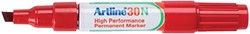 Marqueur Artline 30 biseauté rouge 2-5mm 1 Stuk